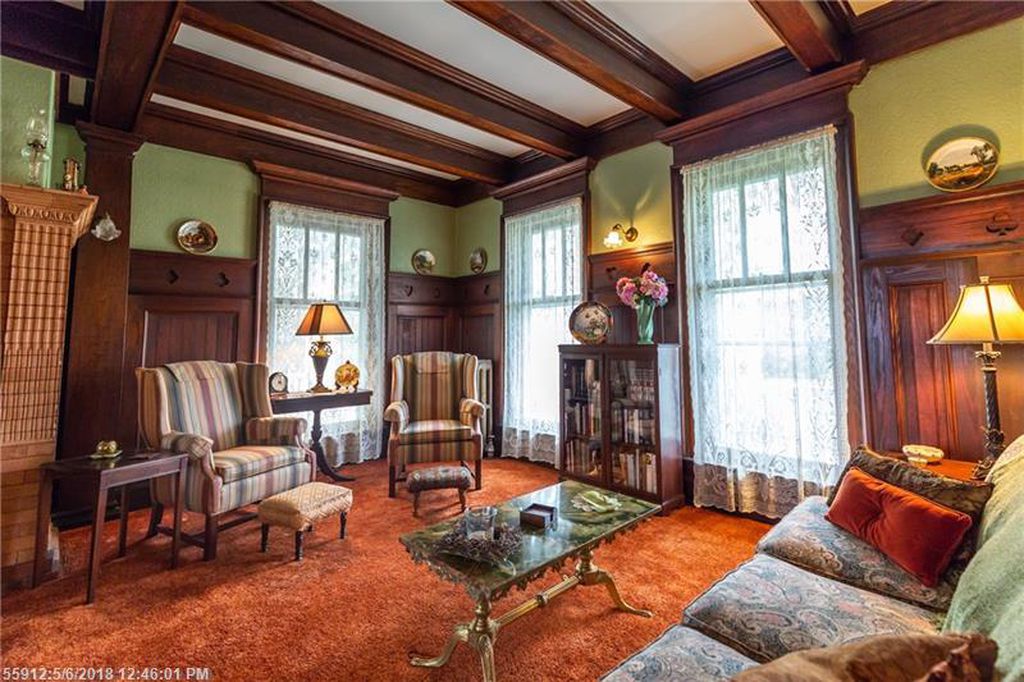 So pretty and rich looking inside! Circa, 1850. Over three acres in ...