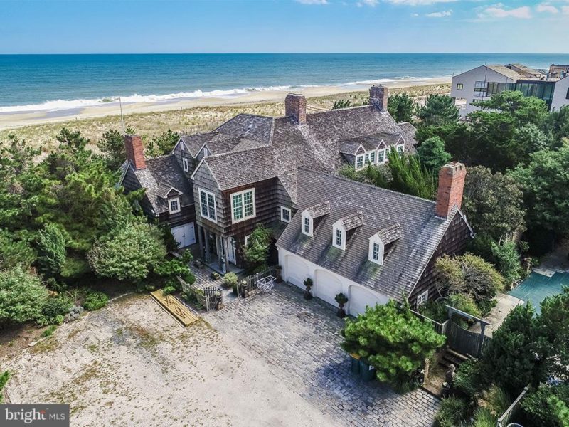 Spectacular “Shell House”, Circa 1920. One acre in Rehoboth Beach, DE ...