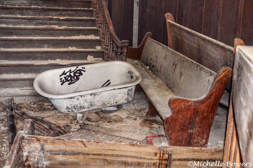 Abandoned Stonewall Jackson Reform School, Concord, North Carolina