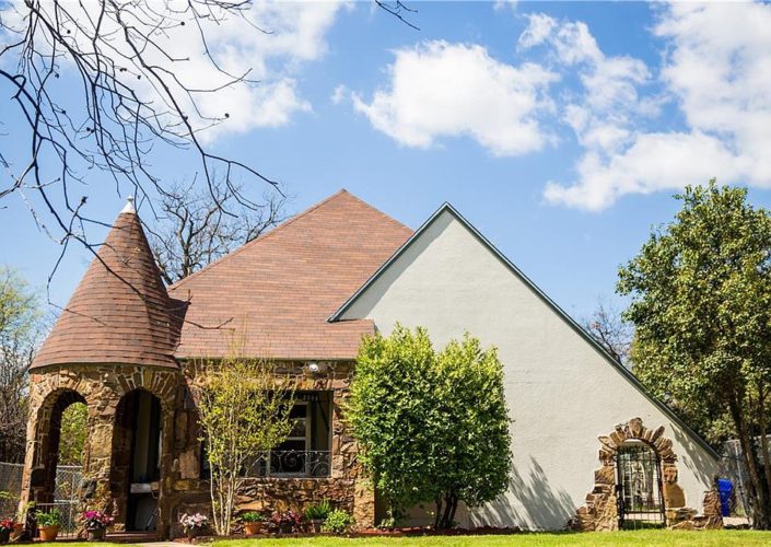 Sold. Circa 1930 in Waco, Texas. Love the turret! 184,900 The Old