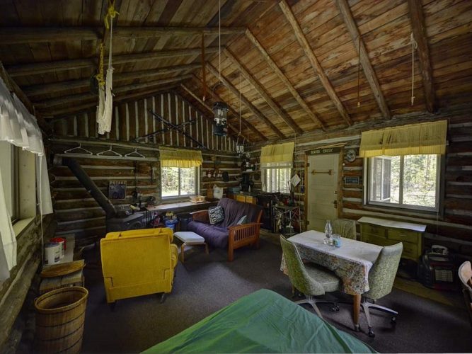 Log cabin on 34 acres in Michigan. Circa 1910. 99,000 The Old House Life