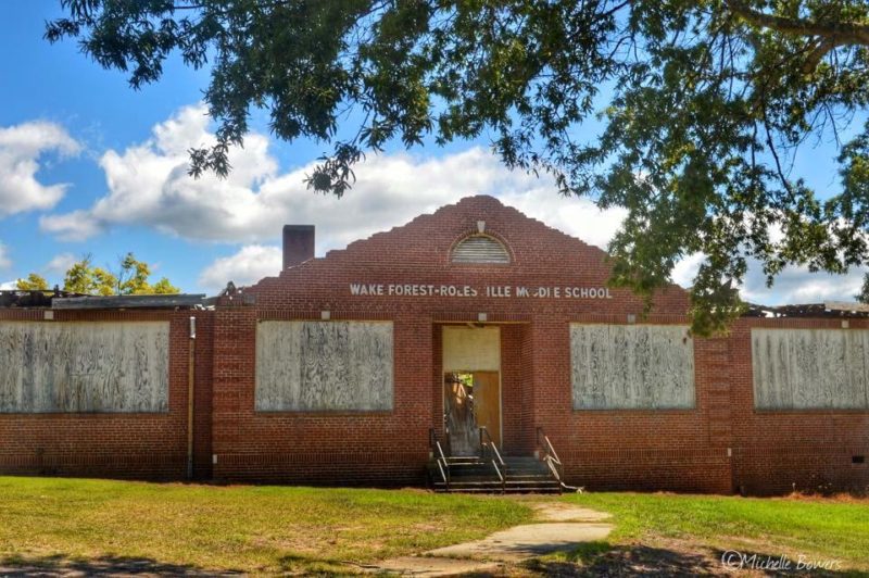 Abandoned: W. E. B. Dubois School, Wake Forest, NC. – The Old House Life