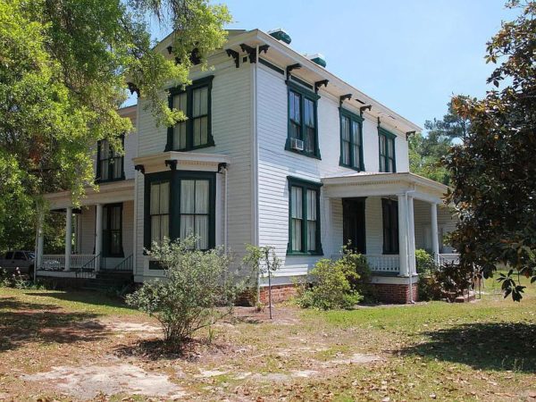 On almost one acre in North Carolina. Circa 1860. Love the exterior ...