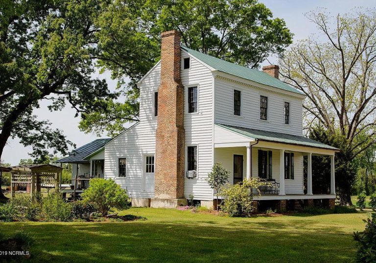 Whoa! Pretty amazing! Circa 1821. Over three acres in North Carolina ...