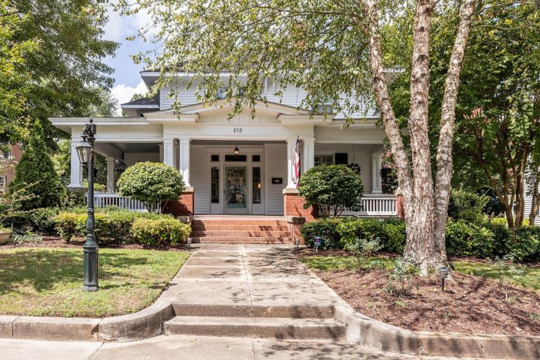 Great porch! Circa 1915 in Oxford, North Carolina. $331,000 – The Old ...