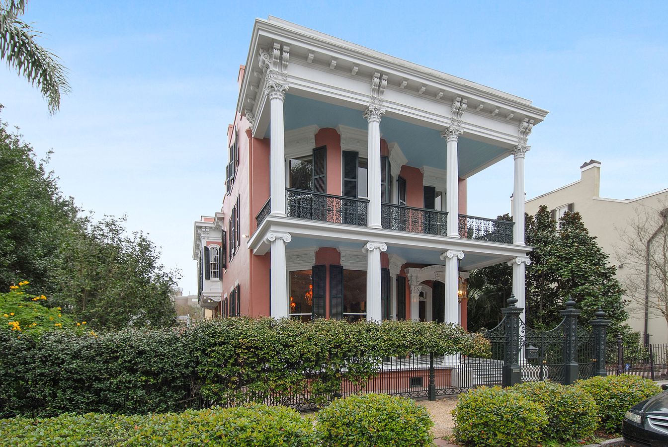 Historic Grace King House Circa 1849 In New Orleans Louisiana 
