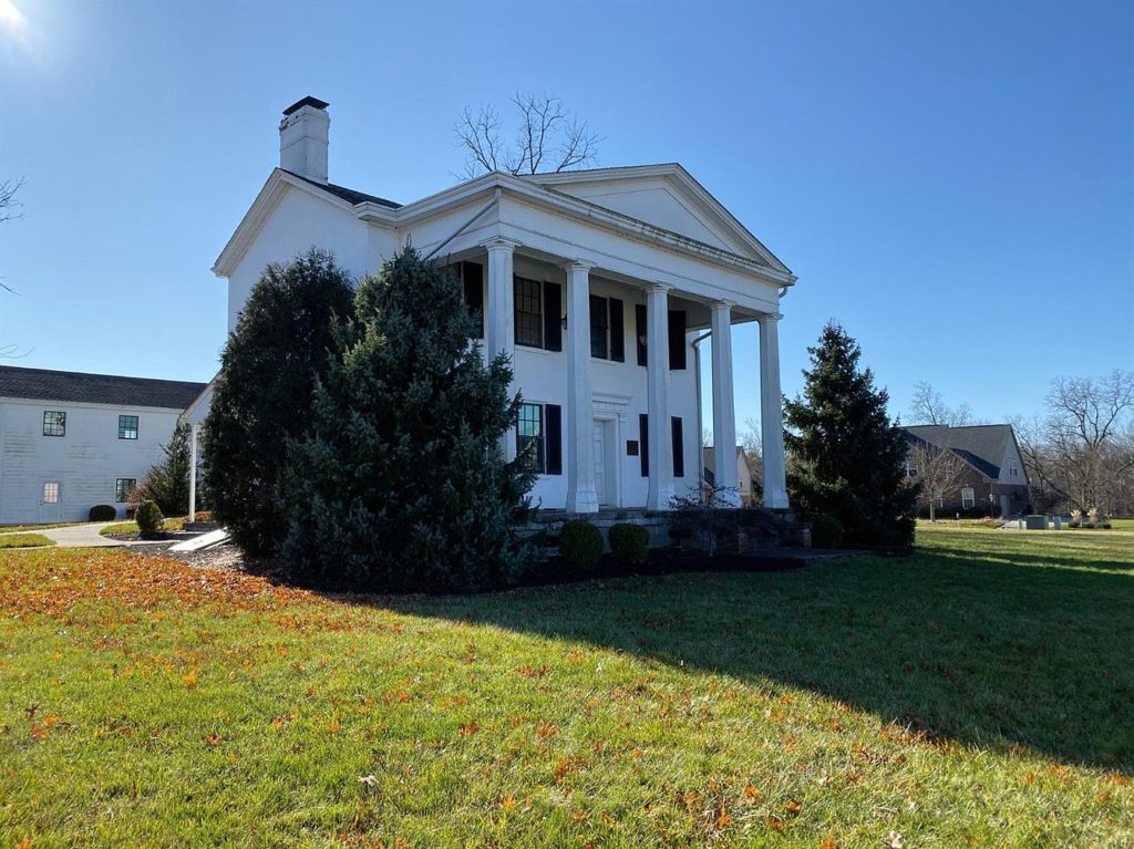 Sold. “White Pillars”, Circa 1840. Over one acre in Ohio. 175,000