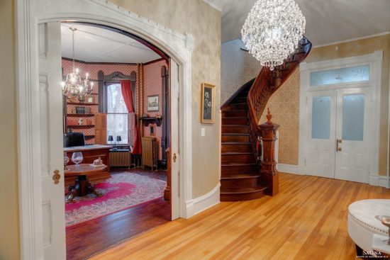 That staircase! Circa 1884. On one acre in Kansas. $309,000 – The Old ...