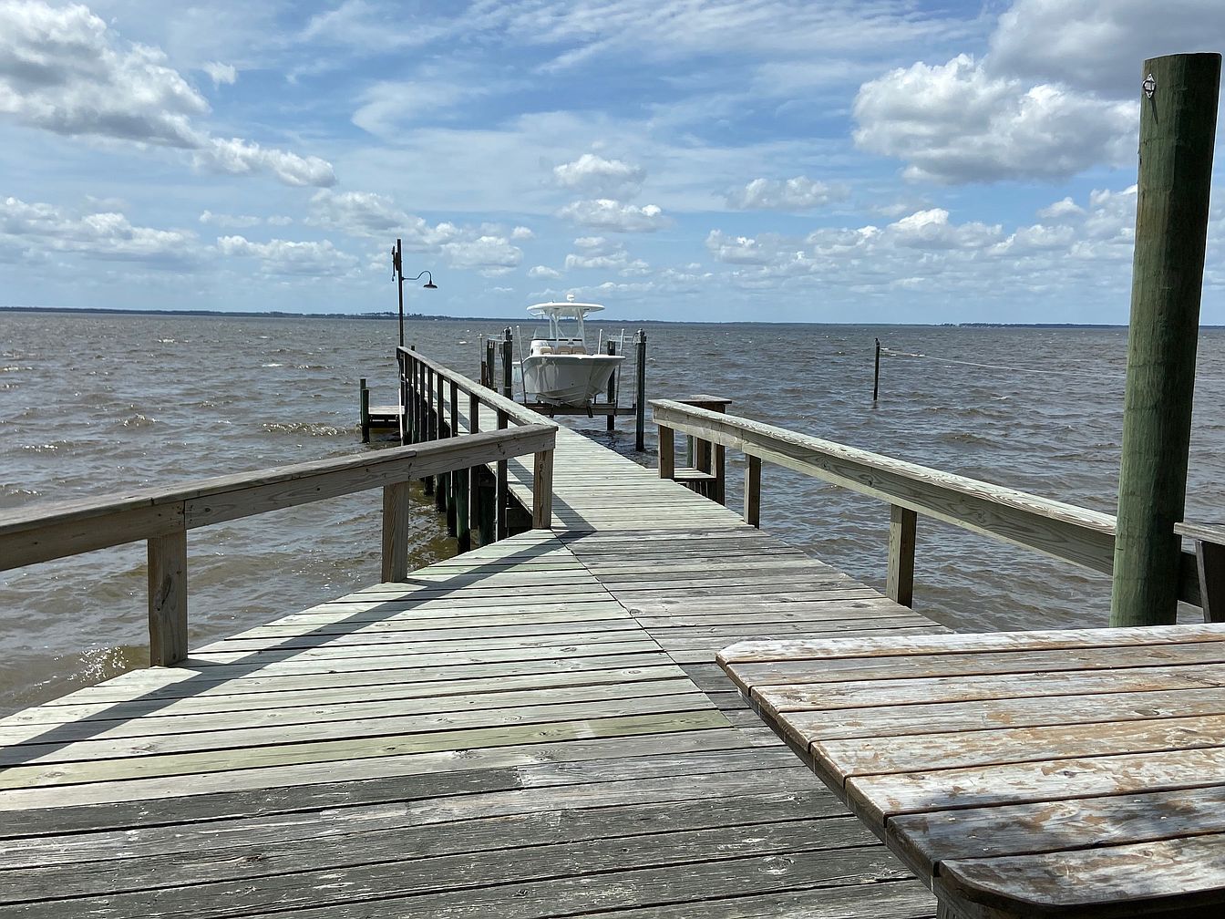 Waterfront Cottage In Belhaven, North Carolina. Circa 1940. $219,000 