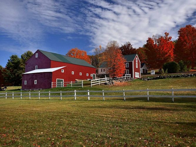 Perfection in New Hampshire! “Potter Hill Farm”, Circa 1785. On 21 ...