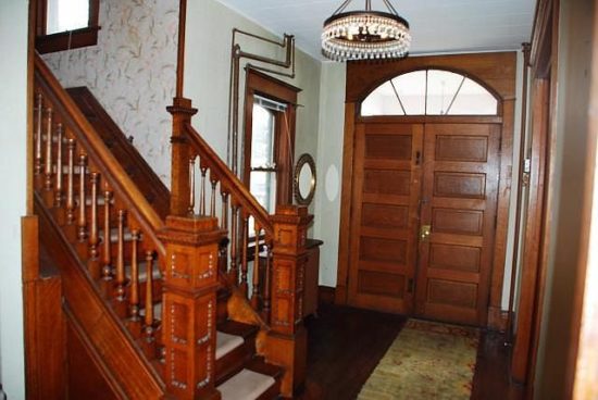 Beautiful woodwork! Two blocks from the Mississippi River. Circa 1874 ...