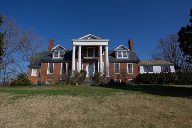 Off market. Historic Bon Aire, Circa 1812. On 43 acres in Virginia. Has a guest house. 895,000