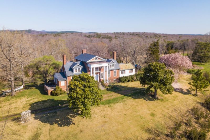 Historic Bon Aire, Circa 1812. On 43 acres in Virginia. Has a guest