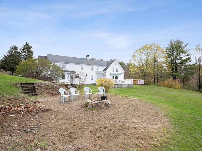 145 acres in New Hampshire. Ponds, sledding hills and hiking trails