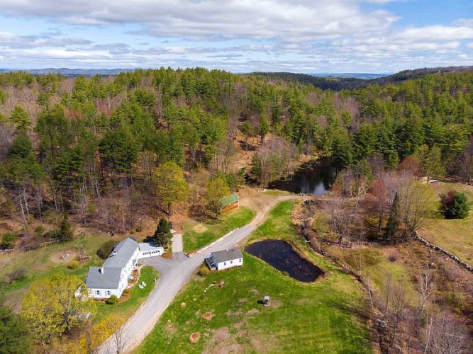 145 acres in New Hampshire. Ponds, sledding hills and hiking trails