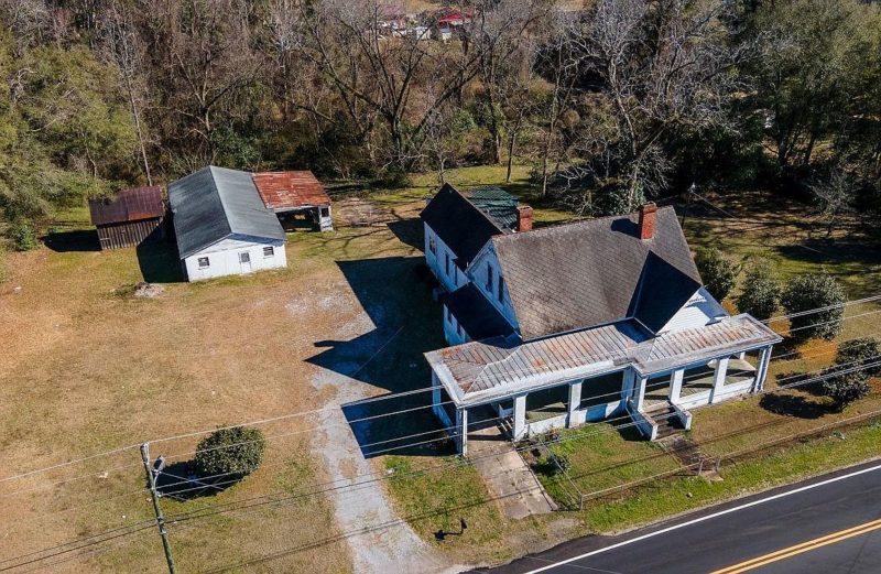 Sold. Over three acres with two wired Circa 1907 in Alabama. 189,000 The Old House