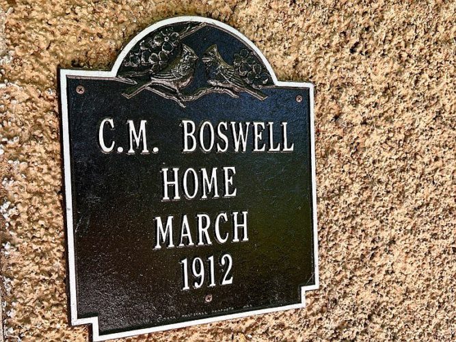 Off market. Original details inside! C. M. Boswell House, Circa 1912 in