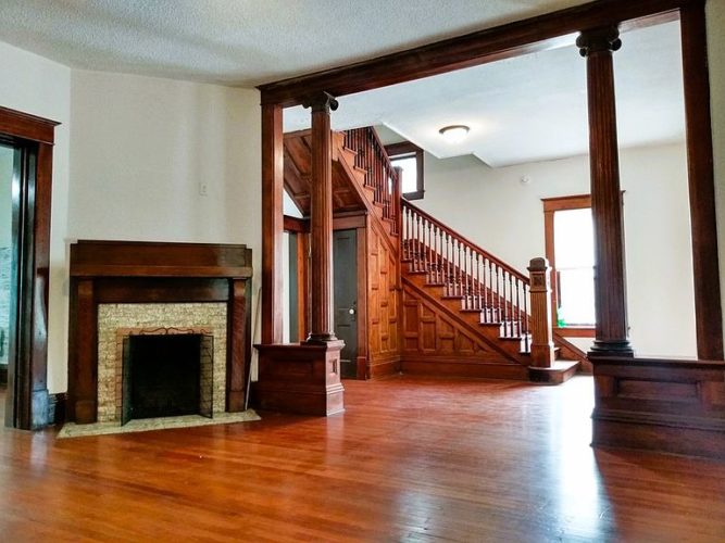 Beautiful woodwork and two staircases! Circa 1900 in Kansas. $112,000 ...