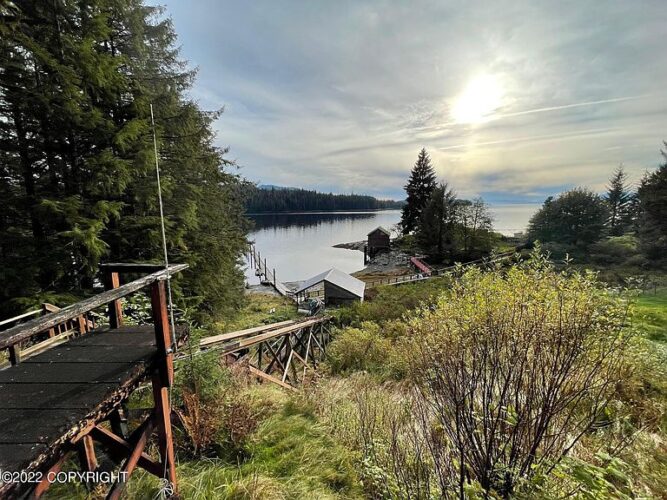 Alaska Time! The Heckman House, Circa 1885. One acre in Alaska