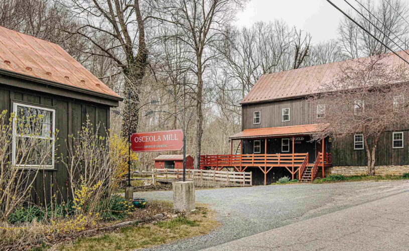 Osceola Mill Inn and Restaurant. Over six acres in Virginia. 749,900