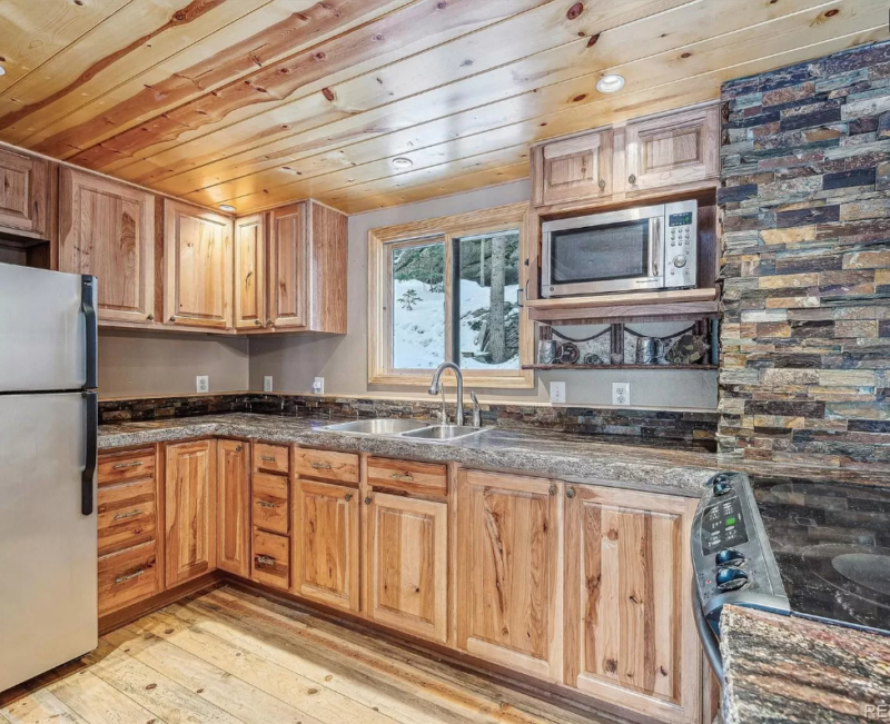 Pretty stonework on this Colorado cabin! Circa 1950. One acre. $300,000 ...